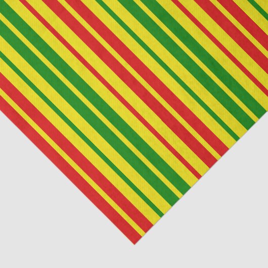 Yellow Red Green Stripes Pattern   薄葉紙 (詳細)