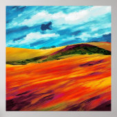 Yellow Red Hills ポスター (正面)