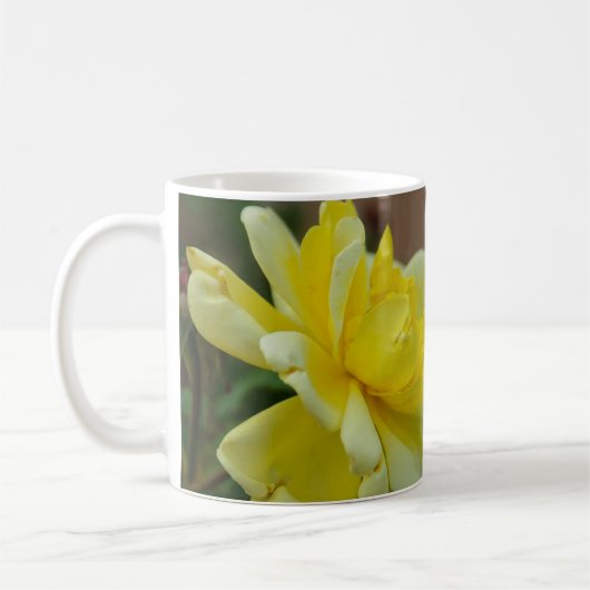 Yellow Rose コーヒーマグカップ (左)