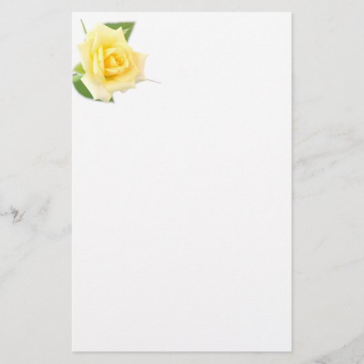 Yellow rose 便箋 (正面)