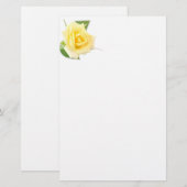 Yellow rose 便箋 (正面/裏面)