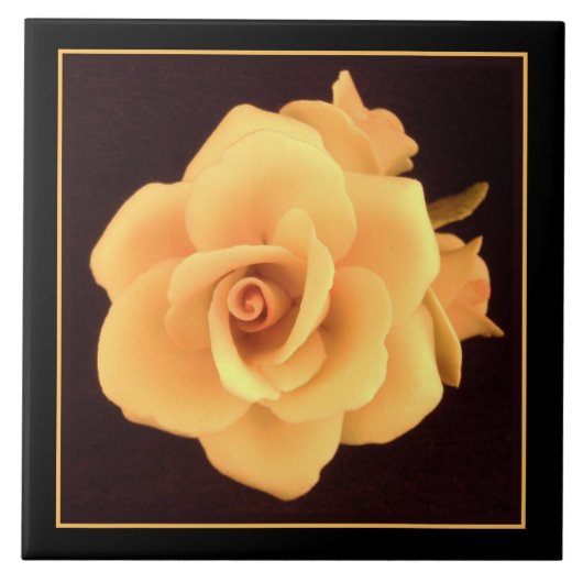 Yellow Rose, 2004 Photo. タイル (正面)