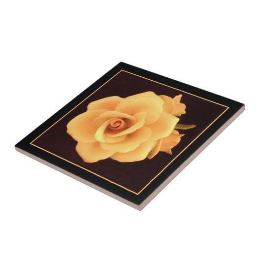 Yellow Rose, 2004 Photo. タイル (側面)