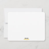 Yellow Rose abstract original artwork シーズンカード (裏面)