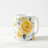 Yellow Rose Botanical Rx Pharmacy  コーヒーマグカップ (正面右)