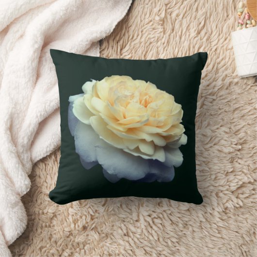 Yellow Rose Flower クッション (ブランケット)