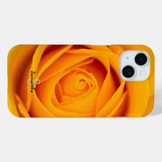 Yellow Rose flower Phone case Case-Mate iPhoneケース (裏面 (横))