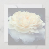 Yellow Rose In Bloom Personalized Floral  招待状 (裏面)