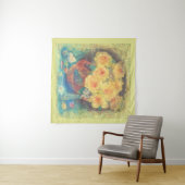 Yellow Rose: Ki-no-Yuragi (Yellow Fluctuation) タペストリー (インサイチュ(横))