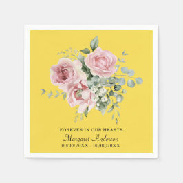 Yellow Rose Memorial  スタンダードカクテルナプキン