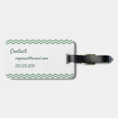 Yellow Rose of Texas - Single Rose ラゲッジタグ (裏面横)