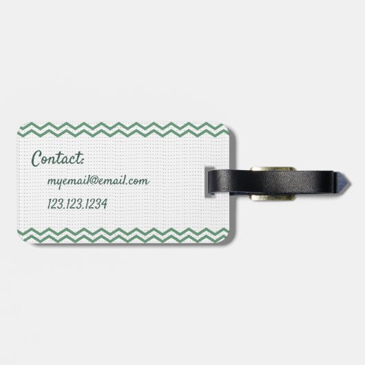 Yellow Rose of Texas - Single Rose ラゲッジタグ (裏面横)