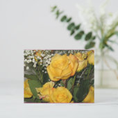 Yellow Rose Sun Postcard ポストカード (スタンド正面)