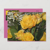 Yellow Rose Sun Postcard ポストカード (正面/裏面)