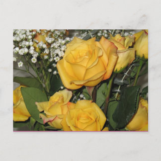 Yellow Rose Sun Postcard ポストカード
