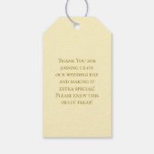 Yellow Rose Wedding ギフトタグ (裏面)