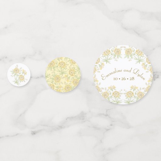 Yellow Rose Wedding コンフェッティ (正面)