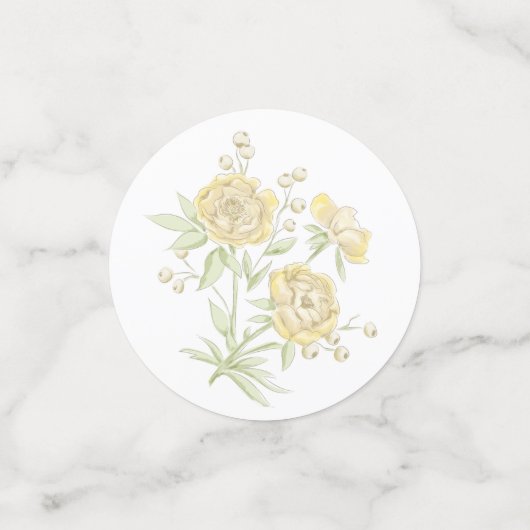 Yellow Rose Wedding コンフェッティ (スモール正面)