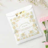 Yellow Rose Wedding フェイバーバッグ (封をした状態)