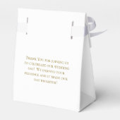 Yellow Rose Wedding フェイバーボックス (裏面サイド)