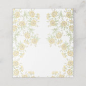 Yellow Rose Wedding プレイスカード (外部開封)