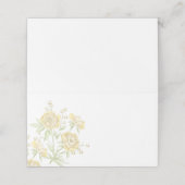Yellow Rose Wedding プレイスカード (外部開封)