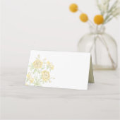 Yellow Rose Wedding プレイスカード (正面)