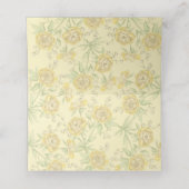 Yellow Rose Wedding プレイスカード (内部開封)