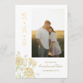 Yellow Rose Wedding 招待状 (正面)