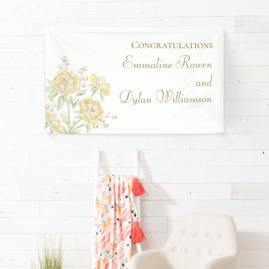 Yellow Rose Wedding 横断幕 (インサイチュ)