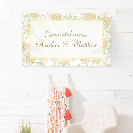 Yellow Rose Wedding 横断幕 (インサイチュ)