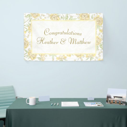 Yellow Rose Wedding 横断幕 (トレードショー)