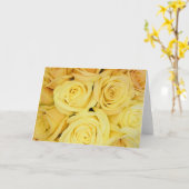 YELLOW ROSESノートカード カード (黄色い花)