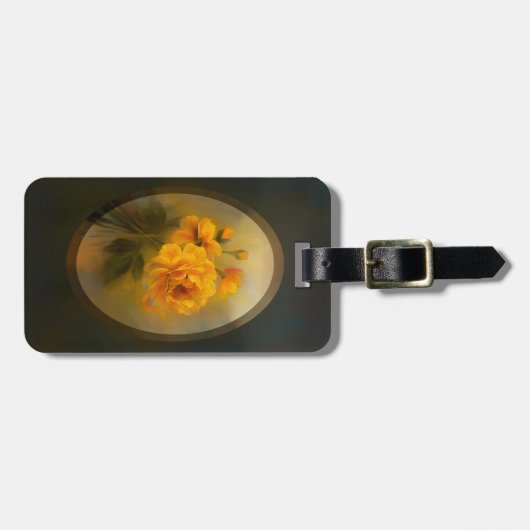 Yellow Roses ラゲッジタグ (正面横)