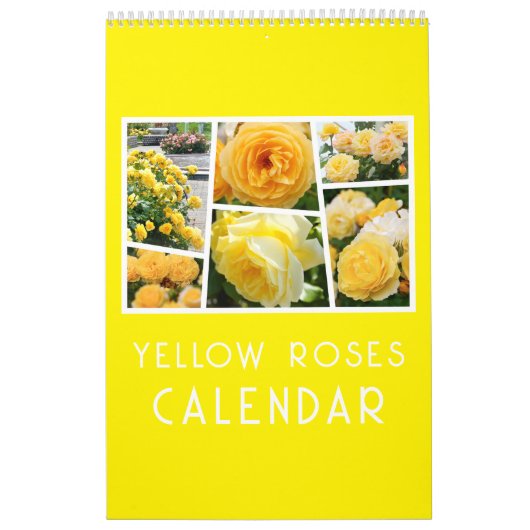 Yellow Roses Calendar (Type-A) カレンダー (カバー)