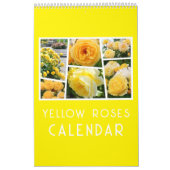 Yellow Roses Calendar (Type-A) カレンダー (カバー)