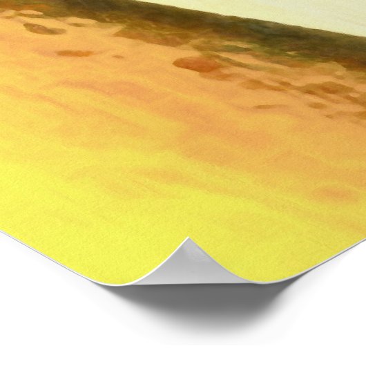 Yellow Roses From A Friend Geometric Abstract ポスター (角)