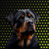 YELLOW Rottweiler PUTTER Golf Head Cover ゴルフヘッドカバー