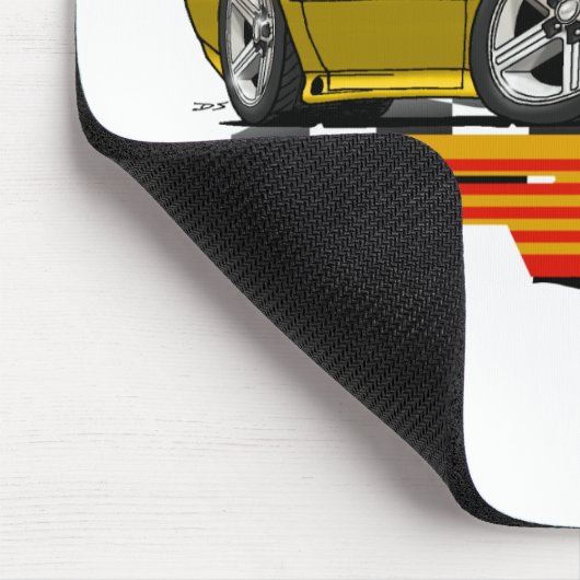 Yellow_RS_3G マウスパッド (コーナー)