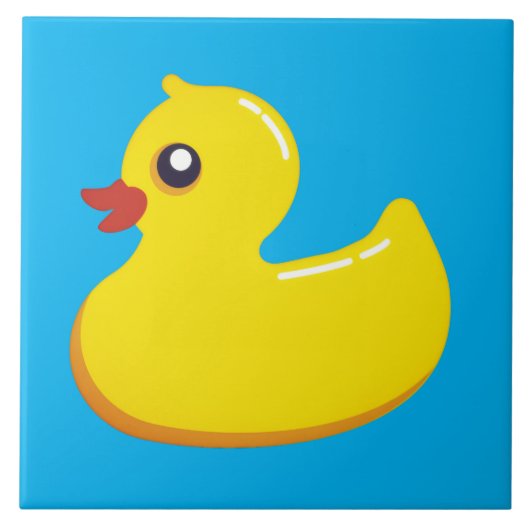 yellow rubber duck  タイル (正面)