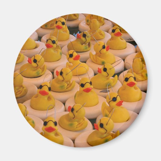 Yellow Rubber Ducks  マグネット (正面)