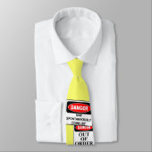 Yellow Safety Inspector Necktie ネクタイ (タイ)