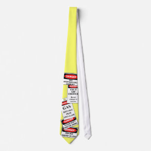 Yellow Safety Inspector Necktie ネクタイ