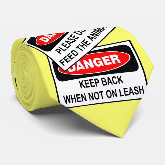 Yellow Safety Inspector Necktie ネクタイ (ロール)