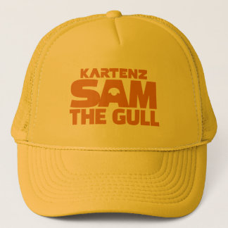 Yellow Sam the Gull Trucker Hat by Wighar キャップ