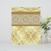 Yellow Sampler Scrapbook Paper 2-Sided Page (スタンド正面)