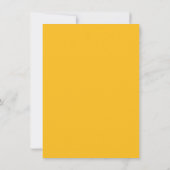 Yellow School Bus Personal Stationery Flat Cards サンキューカード (裏面)