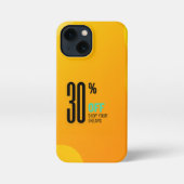 Yellow "Shop Your Dreams"  iPhoneケース (裏面)