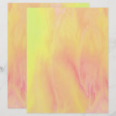 Yellow Skies Scrapbook Paper 2-Sided Page (正面/裏面)