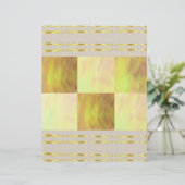 Yellow Skies Tiles Scrapbook Paper 2-Sided Page (スタンド正面)